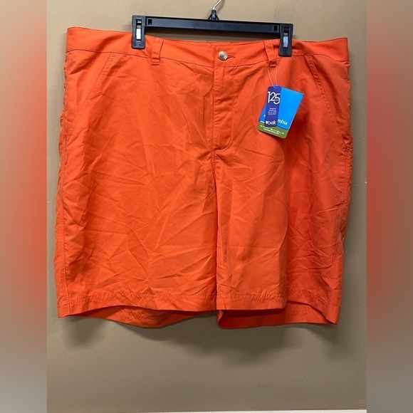 Columbia Mens Run Off Ridge Shorts Orange Size 42 NWT - Picture 1 of 6